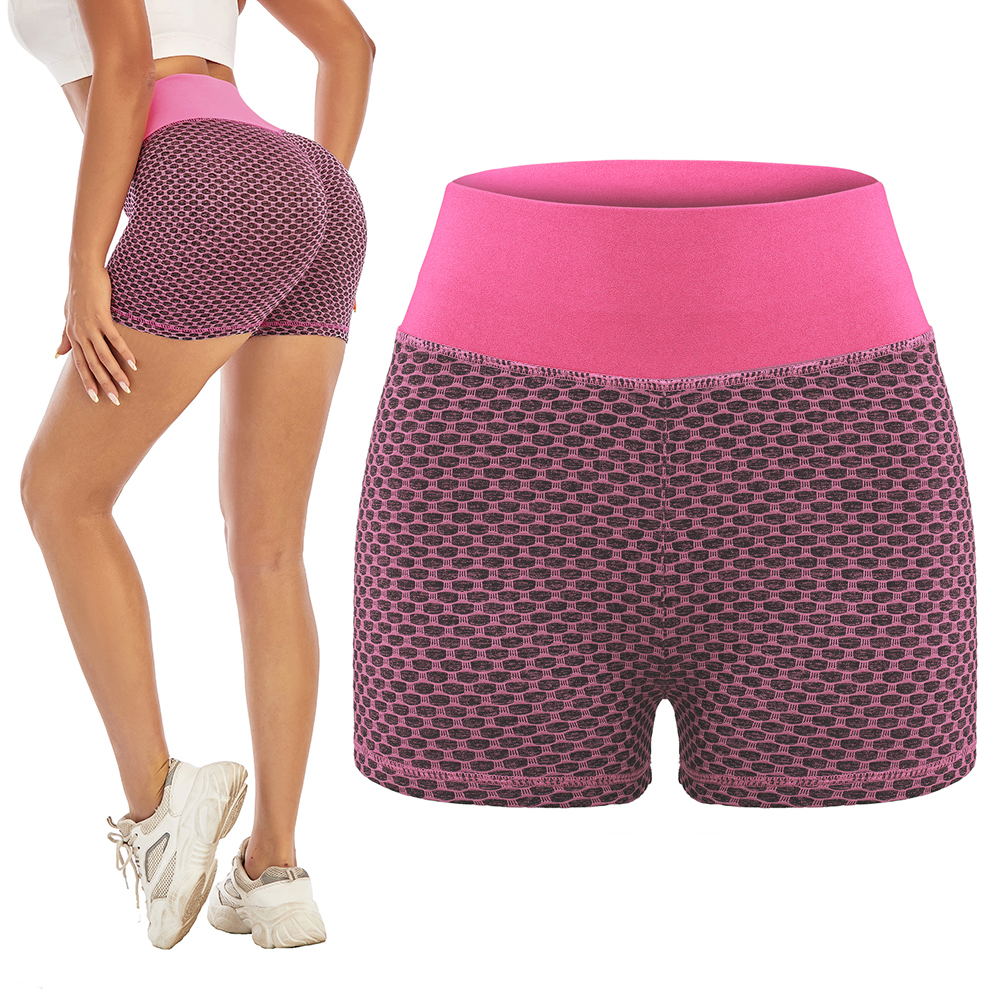 Women Tik Tok Leggings Yoga Shorts Butt Lift Scrunch Textured Shorts Gym Tik tok - Picture 16 of 18