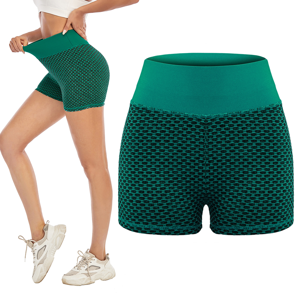 Women Tik Tok Leggings Yoga Shorts Butt Lift Scrunch Textured Shorts Gym Tik tok - Picture 17 of 18