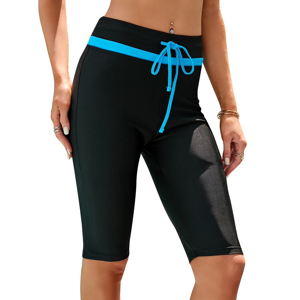 Womens High Waist Tankini Quick Drying Board Shorts Swimsuit Bottom Swimwear - Picture 14 of 14