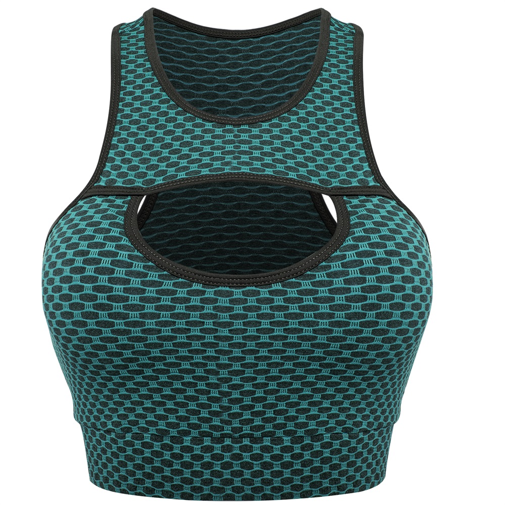 Clearing! Womens Sports Bras High Impact Fitness Crop Tops Padded Yoga Bra Vest - Picture 17 of 18