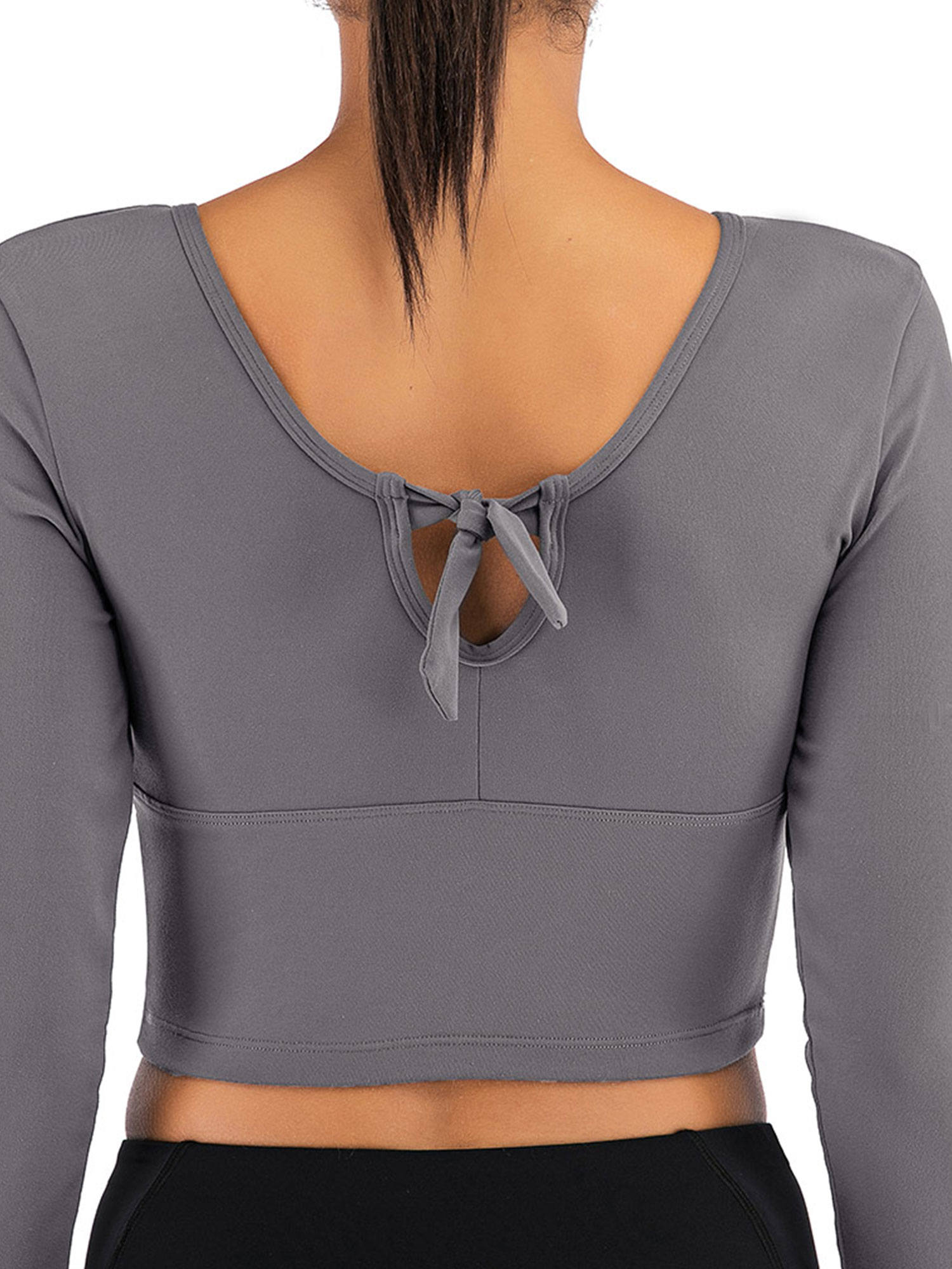 long sleeve yoga top