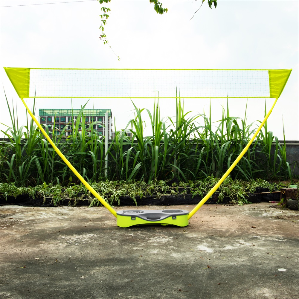 Portable Foldable Badminton Tennis Volleyball Net Stand Set For Outdoor