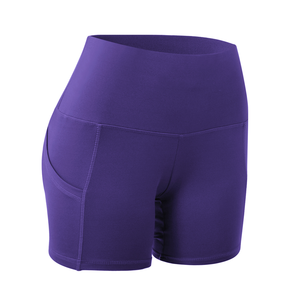 Womens Fitness Bike Shorts Soft Stretch Leggings with Pockets Pants Workout Yoga - Picture 20 of 79