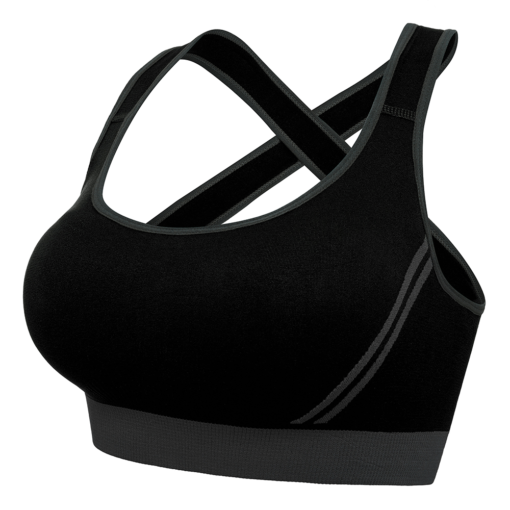 Women Yoga Fitness Gym Workout Tank Top Seamless Underwear Padded Sports Bra GB0 