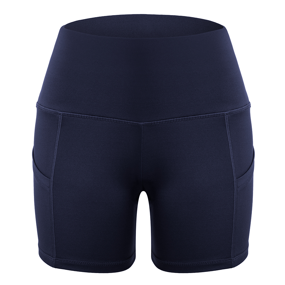 Womens Fitness Bike Shorts Soft Stretch Leggings with Pockets Pants Workout Yoga - Picture 36 of 79