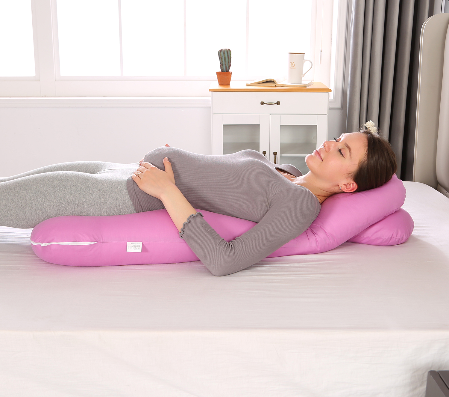 Pregnancy Pillow Maternity Belly Contoured Body U Shape Pregnant 47