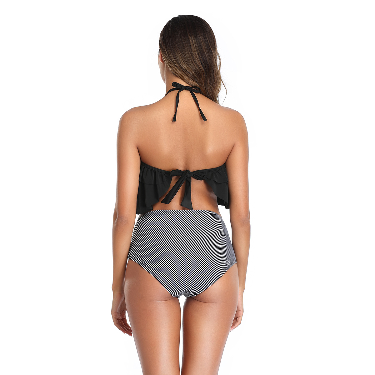 Fashion Women Swimwear High Waisted Bikini SET/One-piece swimsuit Bathing suit - Picture 8 of 108