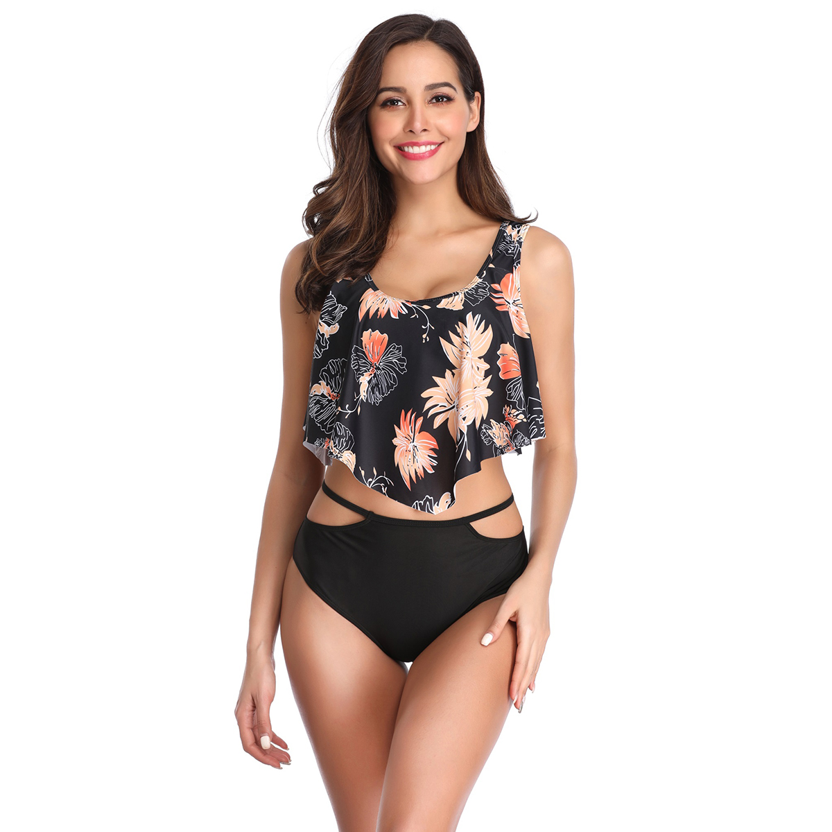 Fashion Women Swimwear High Waisted Bikini SET/One-piece swimsuit Bathing suit - Picture 56 of 108