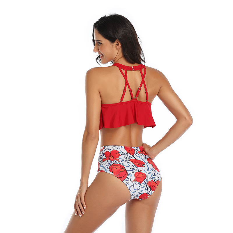 Fashion Women Swimwear High Waisted Bikini SET/One-piece swimsuit Bathing suit - Picture 62 of 108