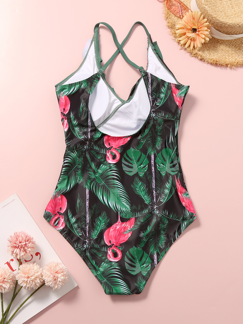 Fashion Women Swimwear High Waisted Bikini SET/One-piece swimsuit Bathing suit - Picture 89 of 108
