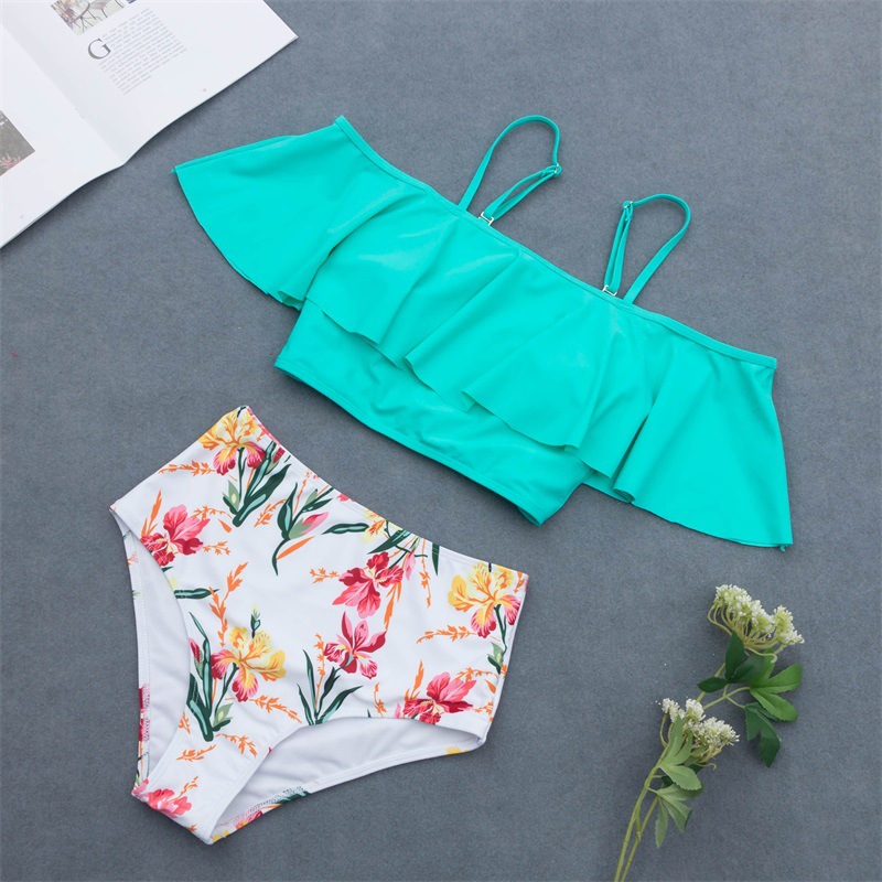 Fashion Women Swimwear High Waisted Bikini SET/One-piece swimsuit Bathing suit - Picture 94 of 108