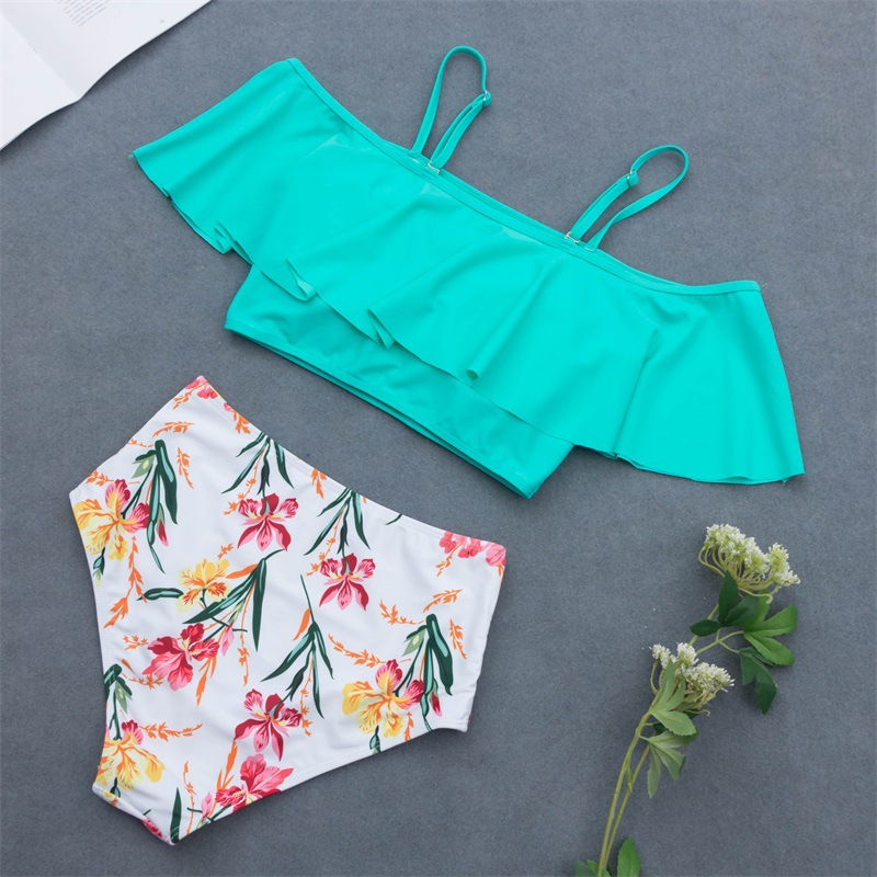 Fashion Women Swimwear High Waisted Bikini SET/One-piece swimsuit Bathing suit - Picture 95 of 108