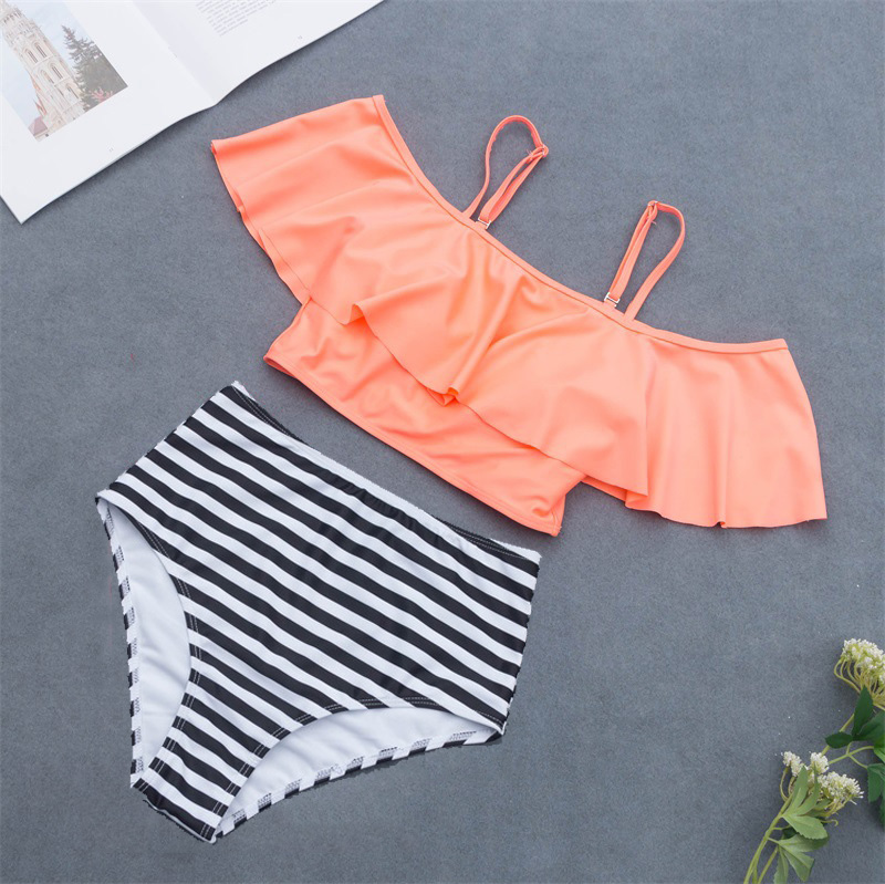 Fashion Women Swimwear High Waisted Bikini SET/One-piece swimsuit Bathing suit - Picture 102 of 108