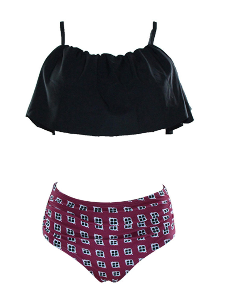 Fashion Women Swimwear High Waisted Bikini SET/One-piece swimsuit Bathing suit - Picture 99 of 108