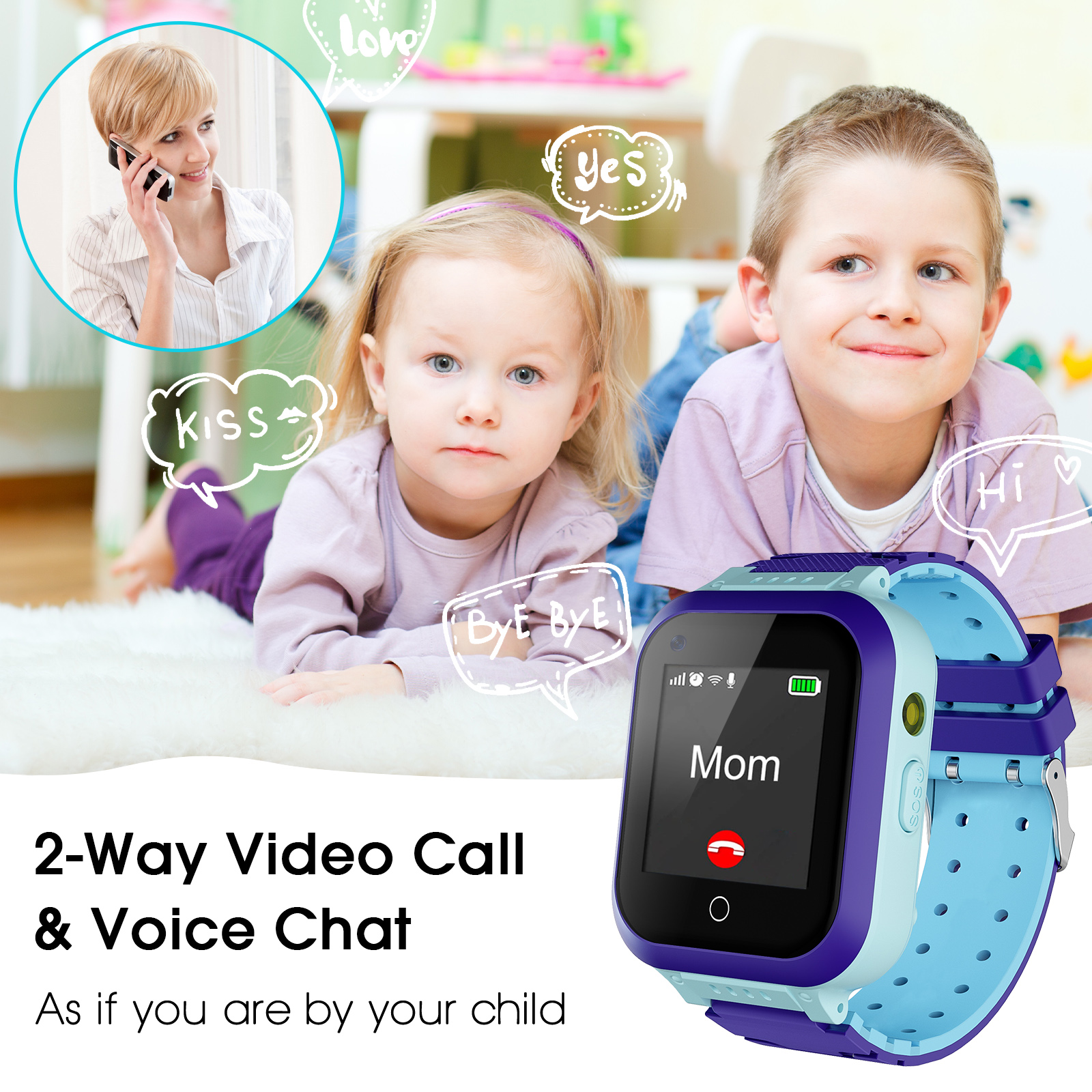 4G Kids Smart Watch Phone Smartwatch Waterproof GPS WiFi SOS Call Boy Girl Gifts - Picture 21 of 74