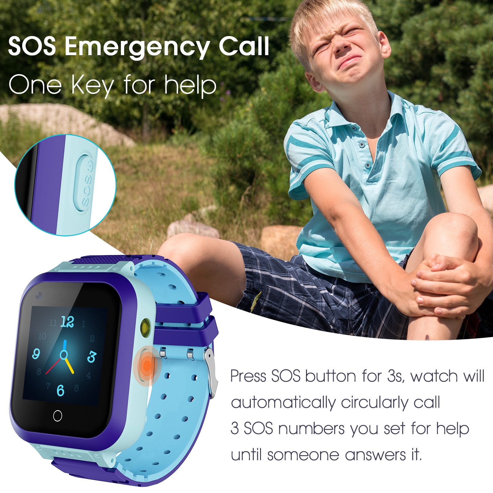 4G Kids Smart Watch Phone Smartwatch Waterproof GPS WiFi SOS Call Boy Girl Gifts - Picture 22 of 74