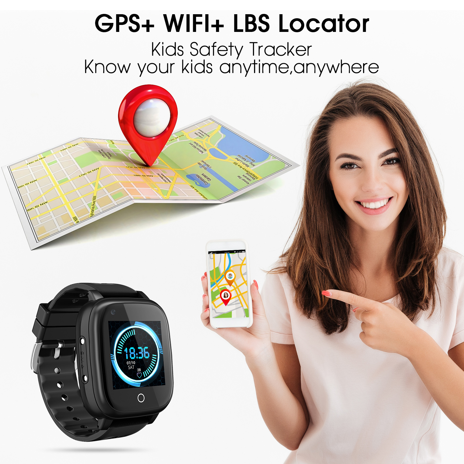4G Kids Smart Watch Phone Smartwatch Waterproof GPS WiFi SOS Call Boy Girl Gifts - Picture 30 of 74