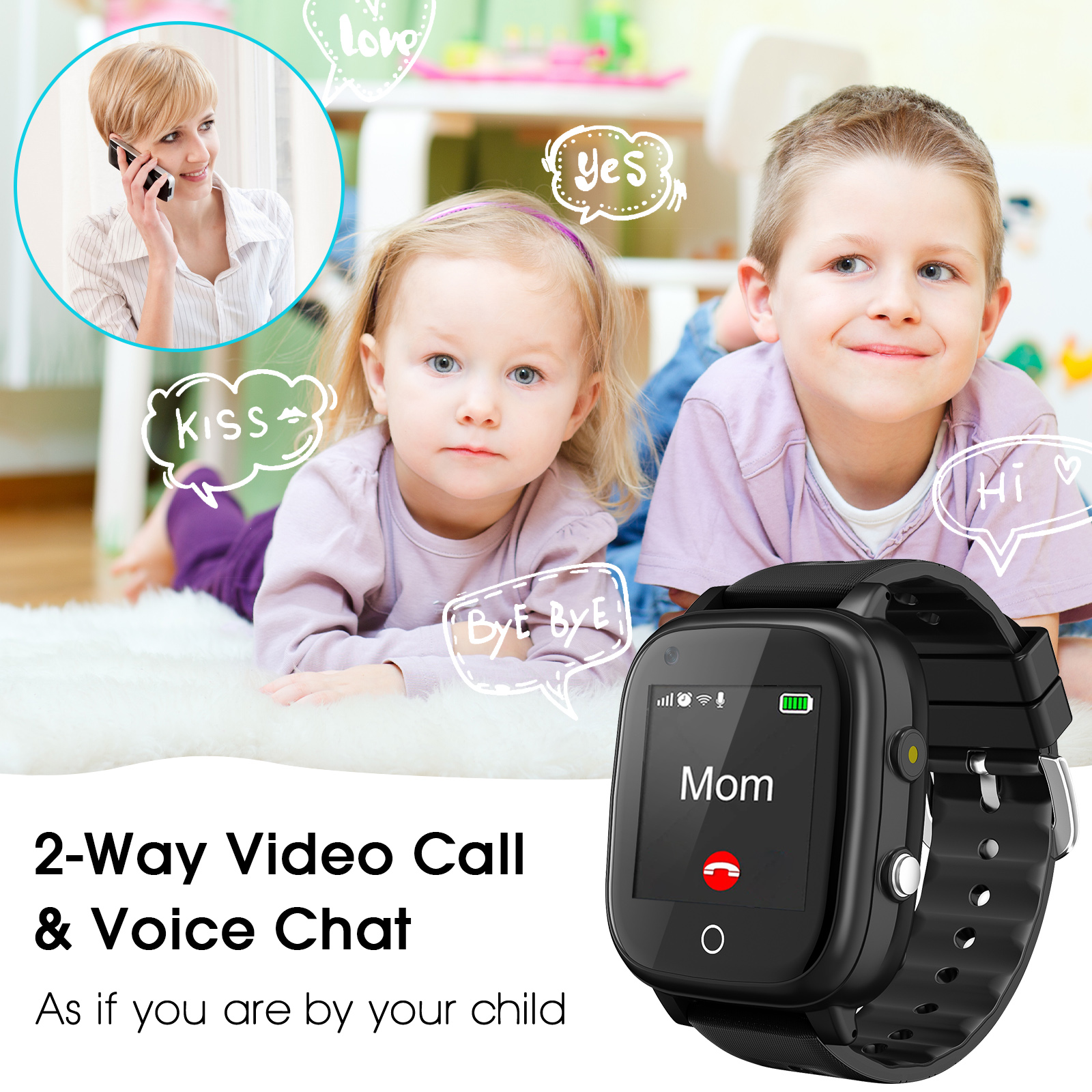 4G Kids Smart Watch Phone Smartwatch Waterproof GPS WiFi SOS Call Boy Girl Gifts - Picture 31 of 74