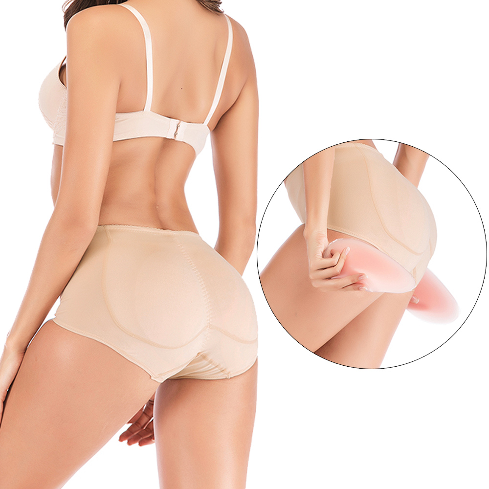 Women Push-Up Padded Underwear Shapewear Bum Butt Lift Enhancer Brief  Panties NE