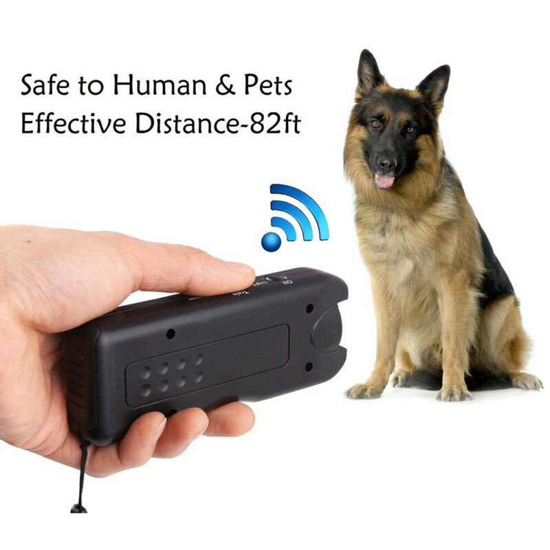 3 in 1 Ultrasonic Stop Control Dog Barking Anti No Bark Device Silencer Handheld eBay