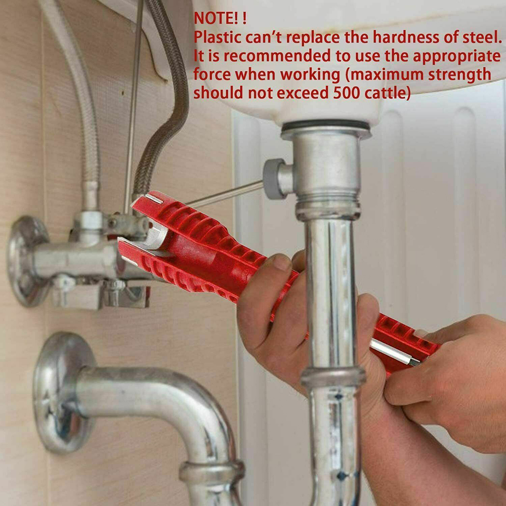 8 In 1 Faucet And Sink Wrench Plumbing Wrench Installer Faucet Removal Tool