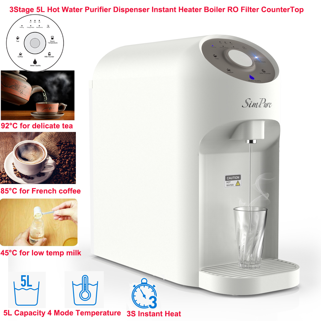 3 Stufe 5l Hot Water Purifier Dispenser Instant Heizung Heizkessel