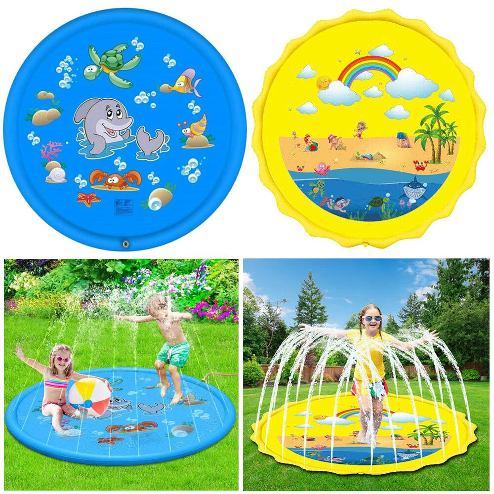 kids sprinkler mat