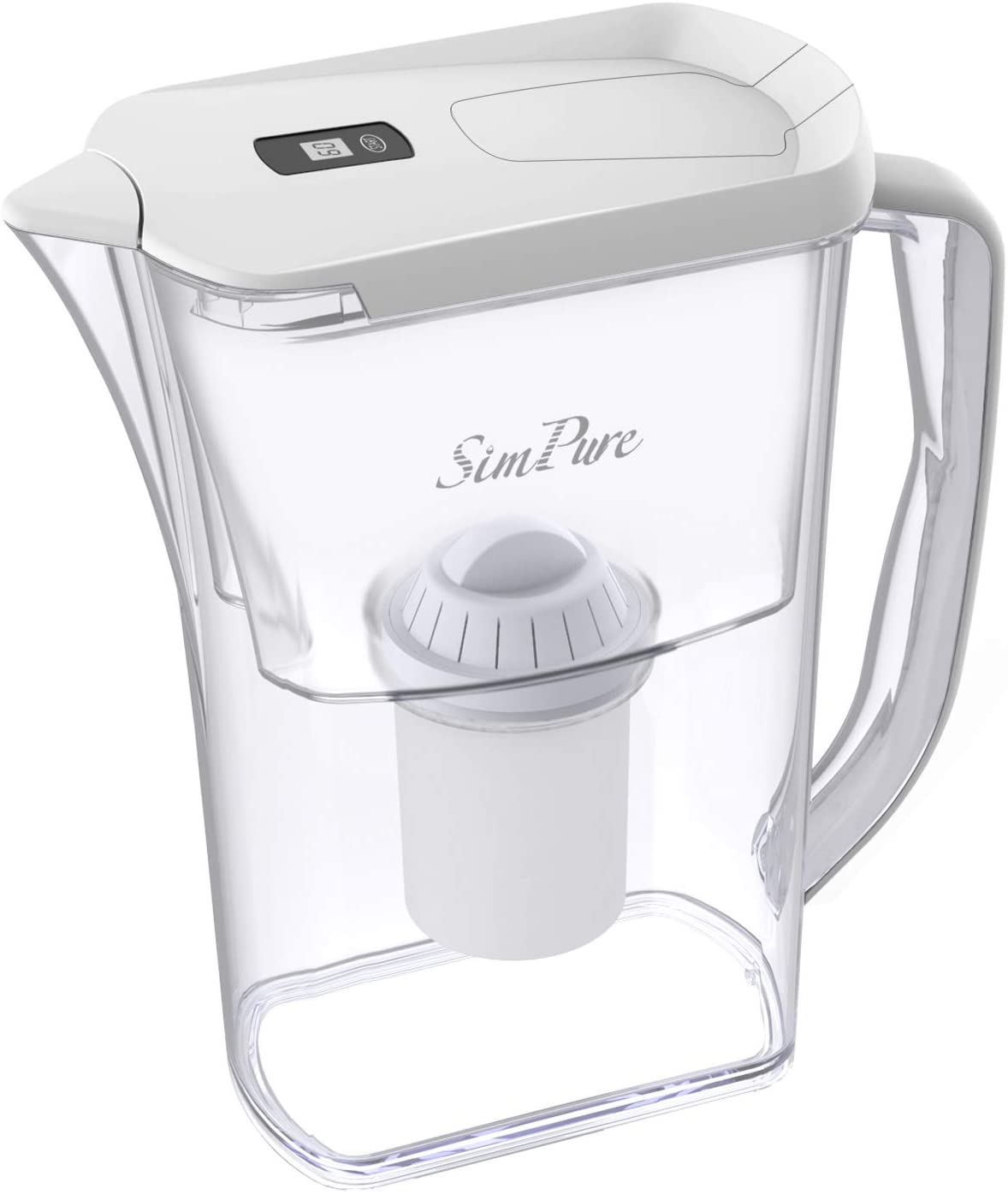 12Cup Water Filter Pitcher Purifier Jug Reduce3.5L TDS BPAFree Remove