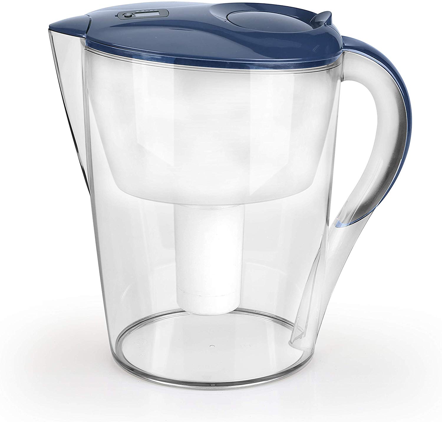 15Cup Water Filter Pitcher w/ 1Filter,LongLasting 200 gallons