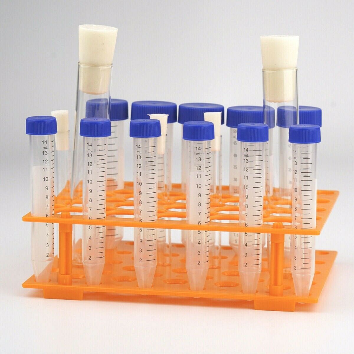 Laboratory Test Tube Rack Holders Centrifuge 50 Holes Plastic For10ml Laboratory Test Tube Rack Holders Centrifuge 50 Holes Plastic For10ml