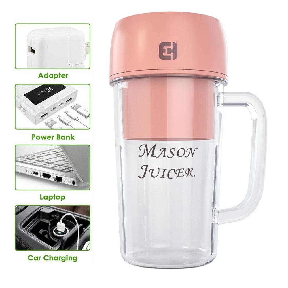 Electric USB Juicer Blender Portable Juicer Cup Water Bottle Juicer ...