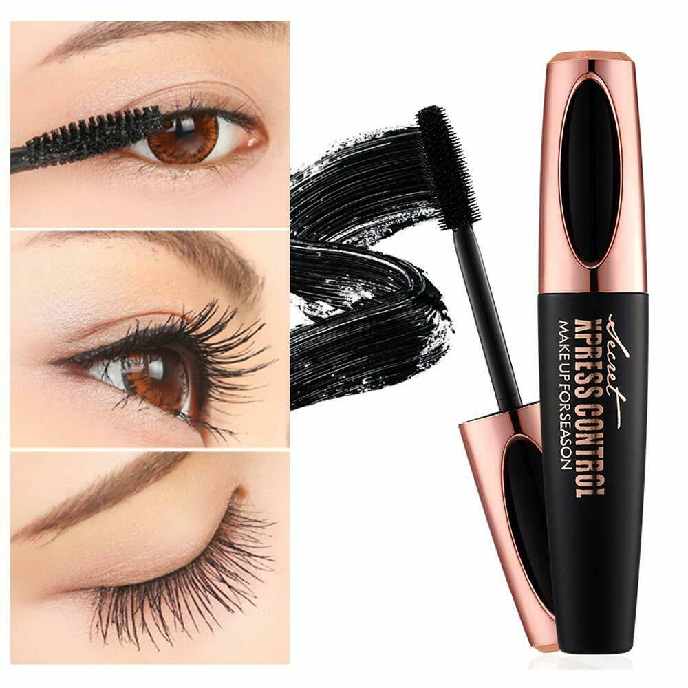 4d Silk Fiber Eyelash Mascara Extension Makeup Black Waterproof Eye Lashes 2020 Ebay 