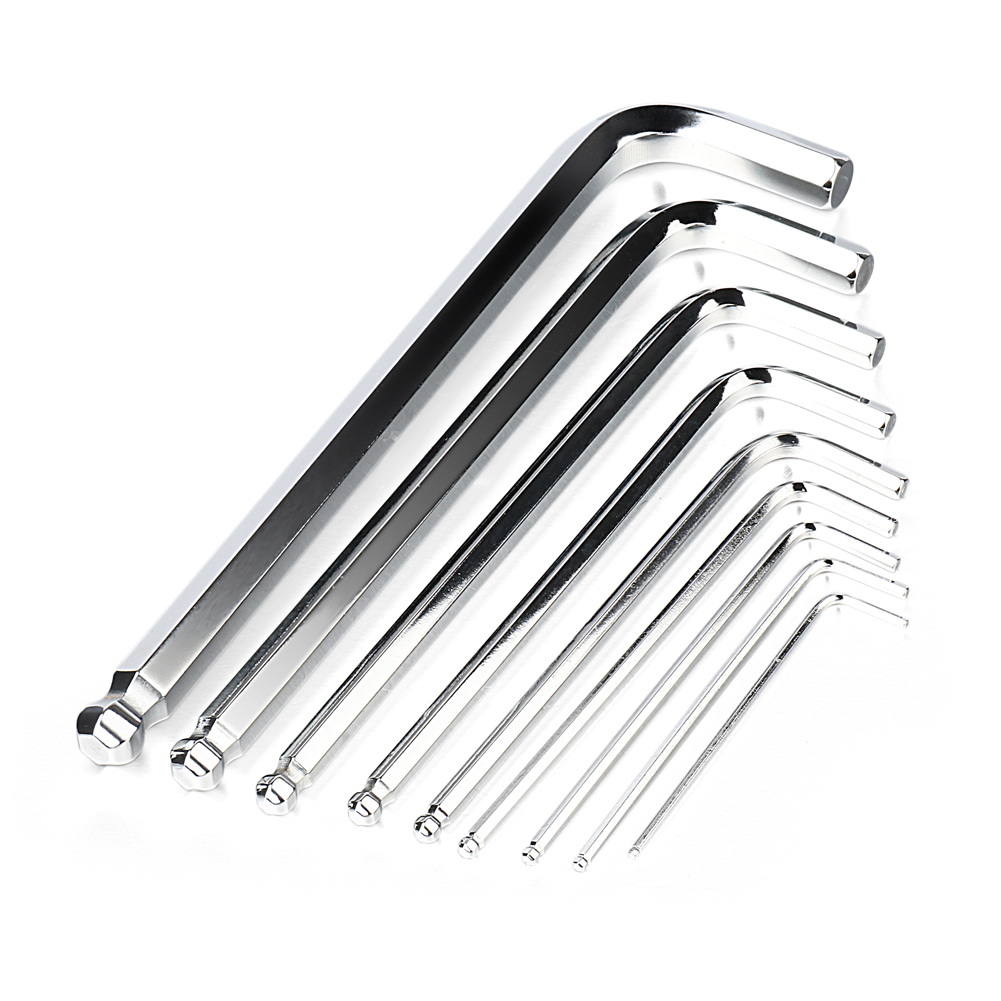 9pcs L Type Ball Head Hex Wrench Set Allen Key Hexagon Torx Star
