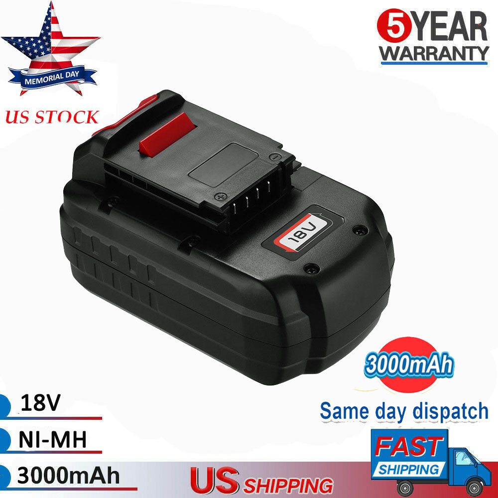 18V 18Volt NiMH Replacement Battery for Porter Cable PC18B PCC489N