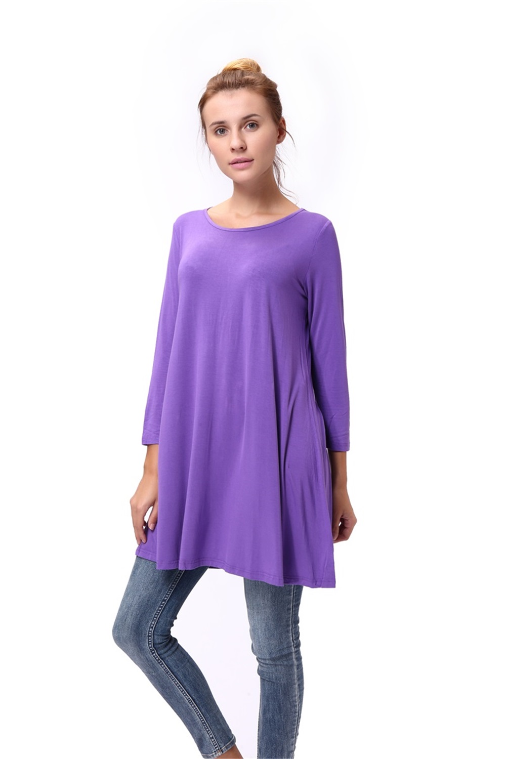 long sleeve tunic tops uk