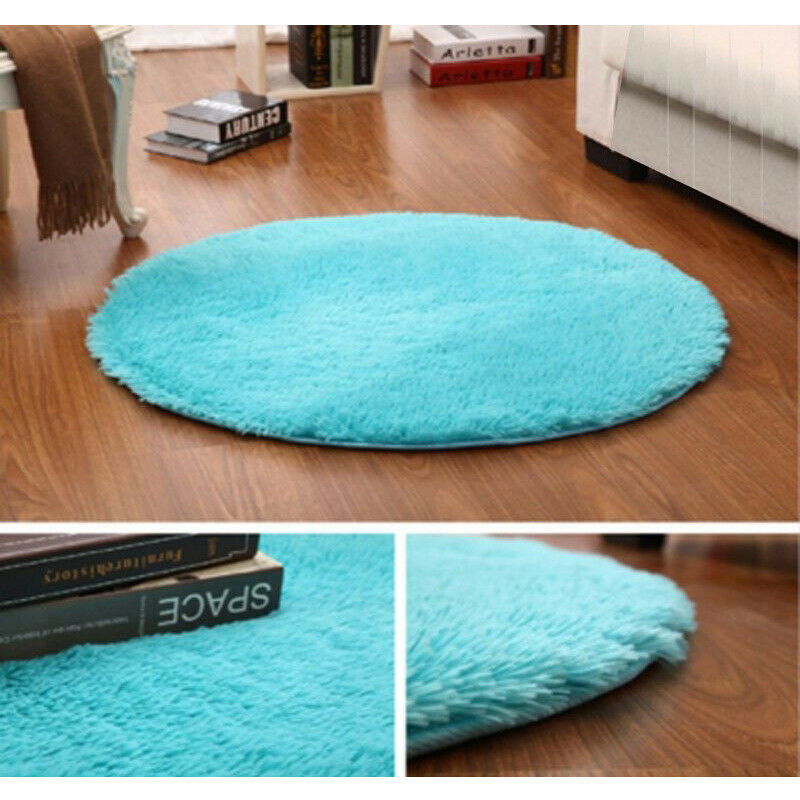 S X L Fluffy Rugs Anti-Slip SHAGGY RUG Soft Carpet Mat Living Room Floor Bedroom 