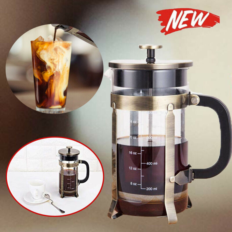 Homost Coffee Maker French Press 34 oz 8 cup 304 Stainless Steel Double