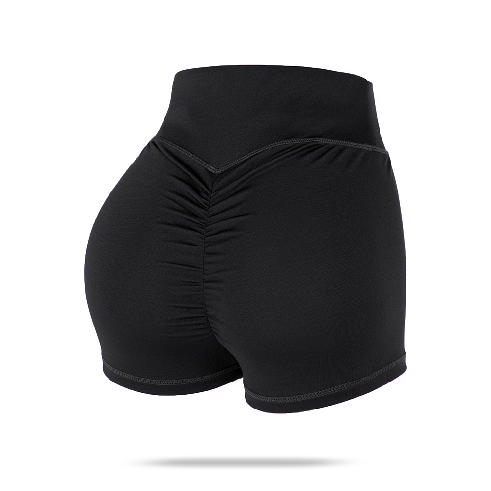 Women Yoga Shorts Ruched Booty High Waisted Workout Shorts Butt Lifting ...