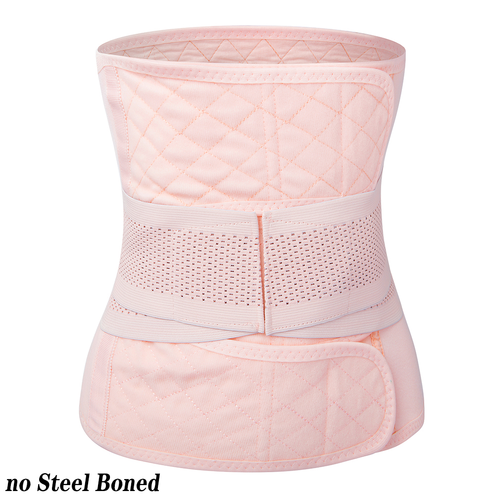 Postpartum Support Belt Belly Wrap Waist Trainer Body Shaper Recovery Girdle  - Helia Beer Co