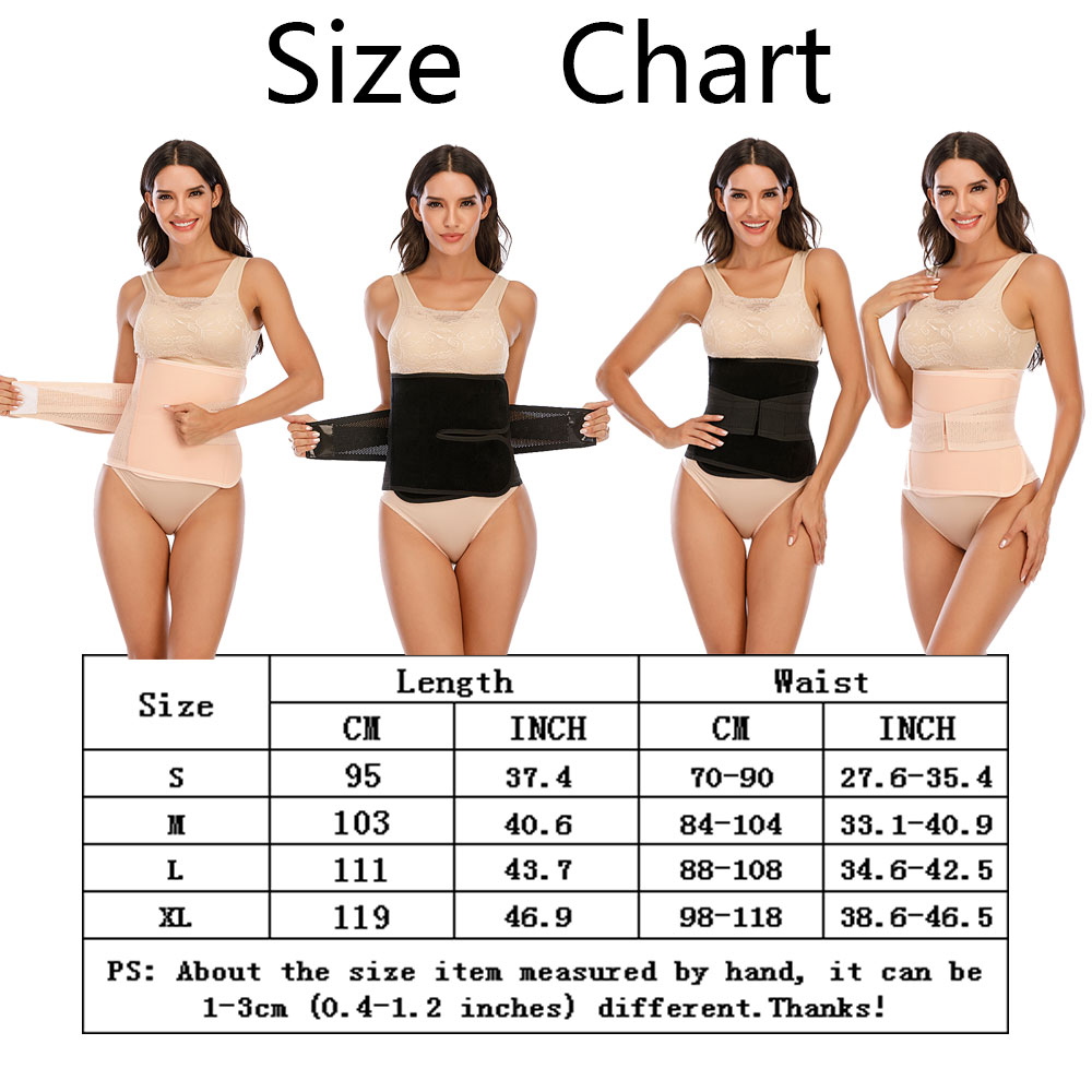 US Women's Postpartum Girdle Belly Wrap Belly Band Shapewear Recovery Belt  M-2XL