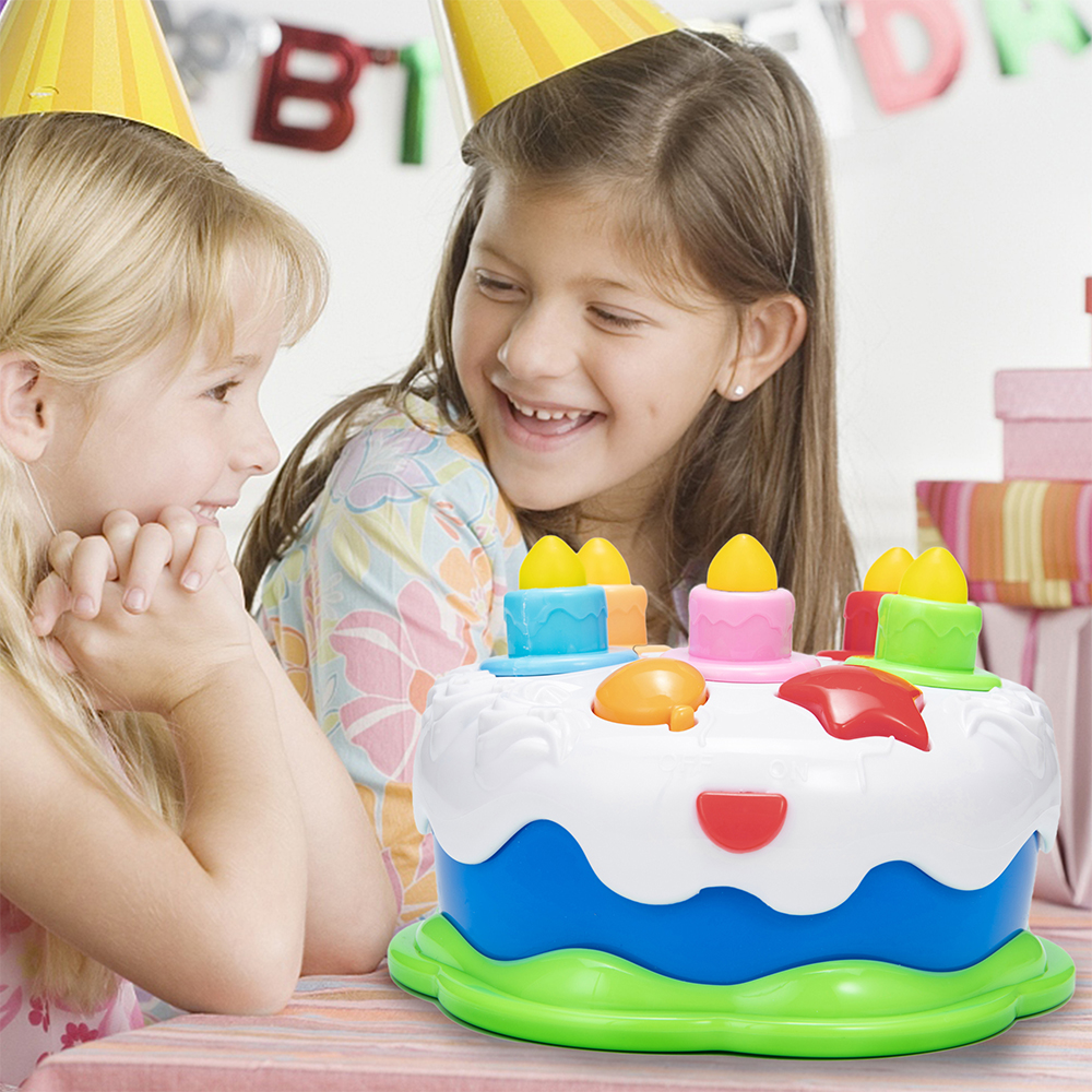 Birthday Cake Toy Candles Play Food Kids Toddler Music Gift Learn ...