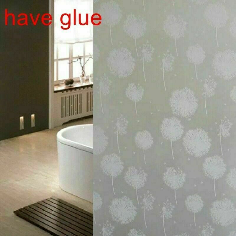 Details about   Hot 3D Window Film Frosted Decorative Flower Pattern Static Cling Window Tint US 